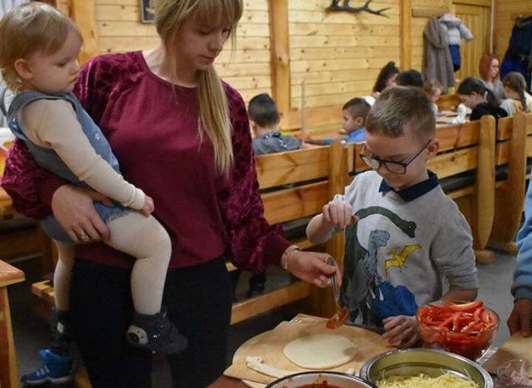  W Robczysku piekli pizzę