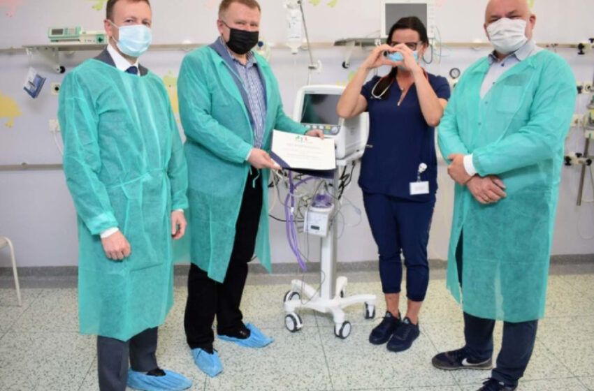  Szpital otrzymał respirator od powiatu leszczyńskiego