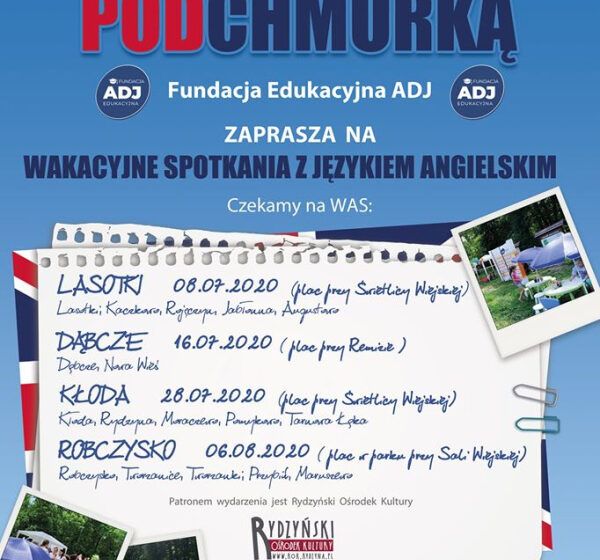  Angielski pod chmurką