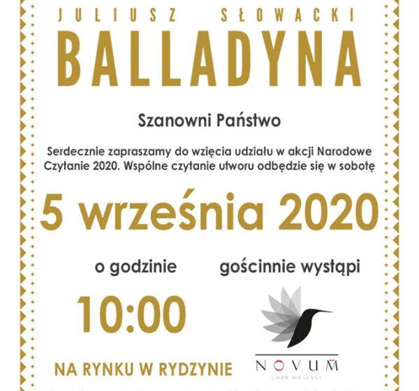  Narodowe Czytanie 2020
