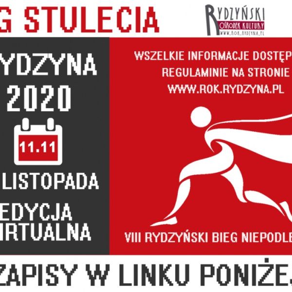 VIII Rydzyński Bieg Niepodległości. ( EDYCJA WIRTUALNA )