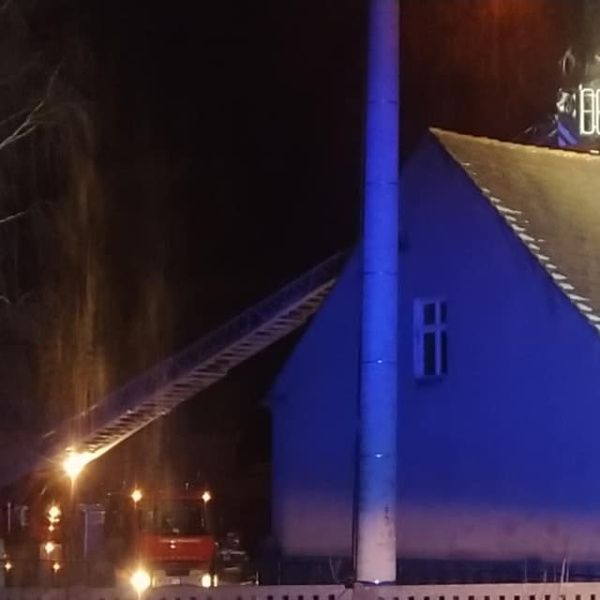 Pożar sadzy w Nowej Wsi