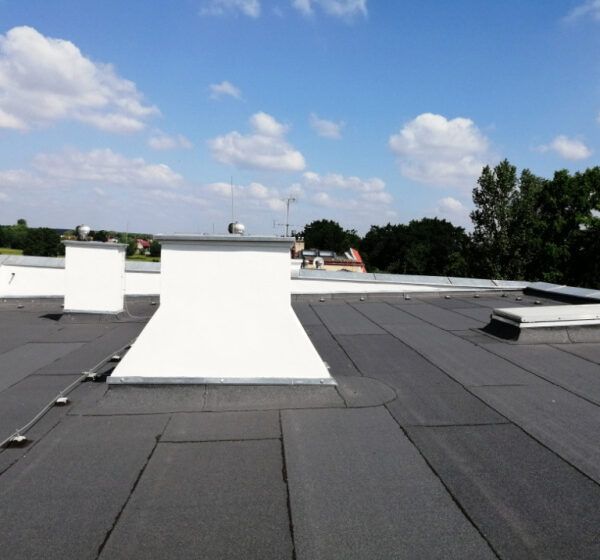  Dachy budynków SOSW Rydzyna w modernizacji