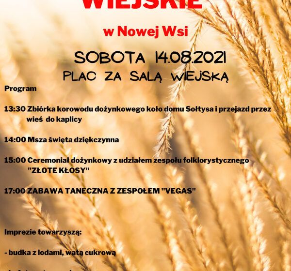  Kolejne propozycje dożynek