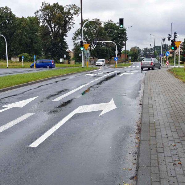 Zmiana na skrzyżowaniu w Kłodzie