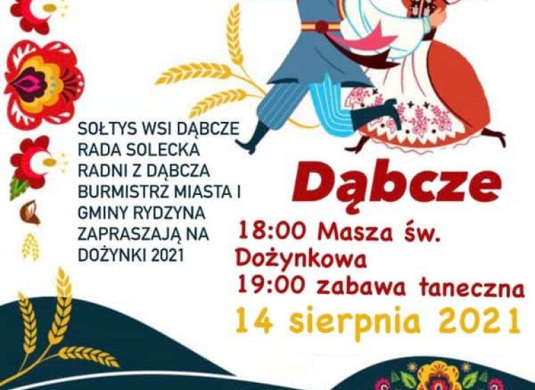  Zapraszamy na dożynki w Dąbczu