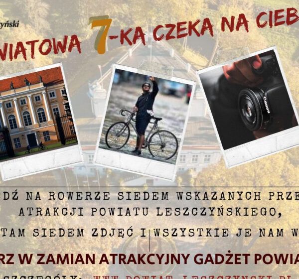  „Powiatowa siódemka”, czyli odwiedź rowerem wszystkie gminy