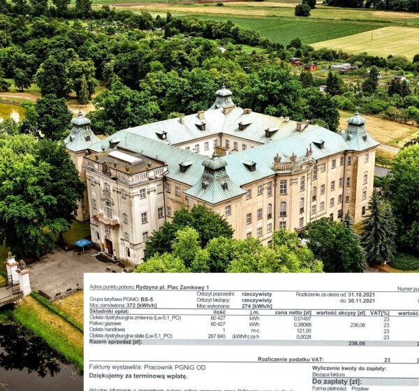  Przetrwał zabory, niszczą go koszty gazu – zbiórka na Zamek w Rydzynie