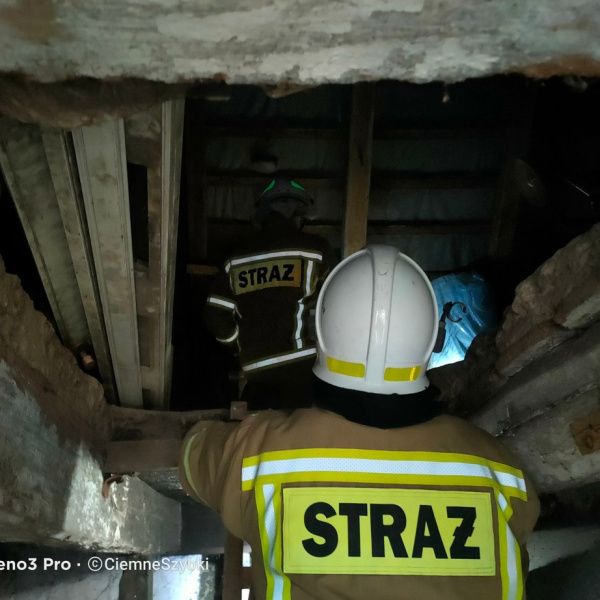 Pożar sadzy w Moraczewie