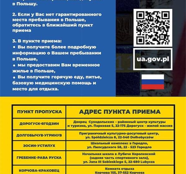  lNFORMACJE DLA OBYWATELI UKRAINY