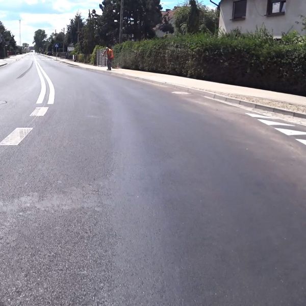 Nagranie z przejazdu drogą w Kłodzie