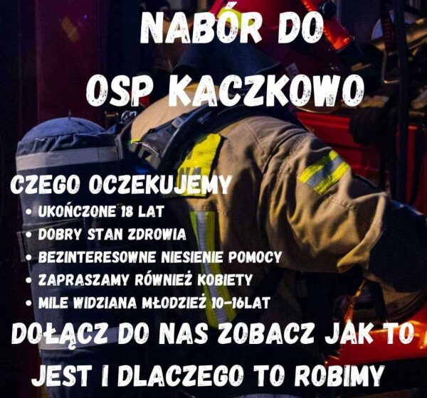  Nabór do OSP Kaczkowo