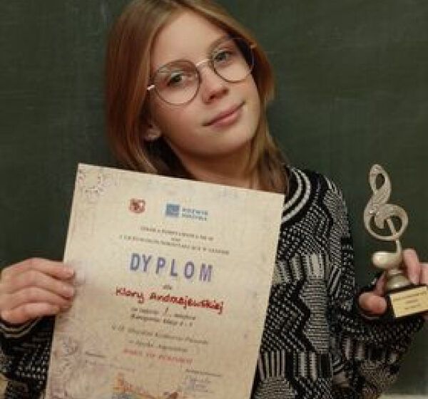  Pierwsze miejsce Klary Andrzejewskiej