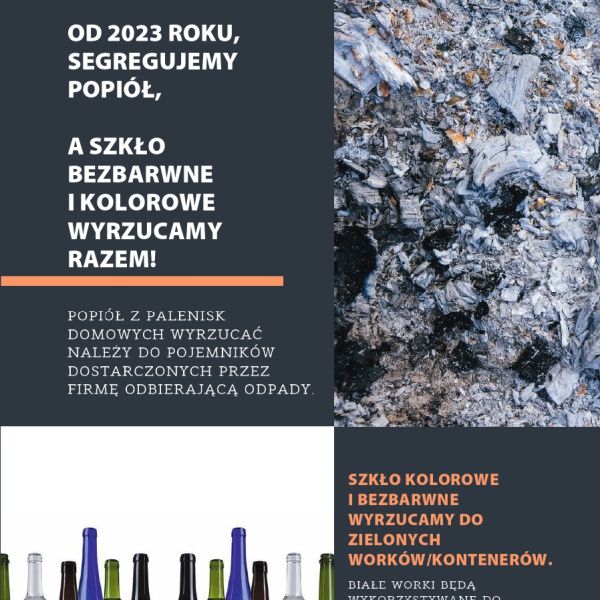 OD NOWEGO ROKU ZMIANY W SEGREGACJI ODPADÓW