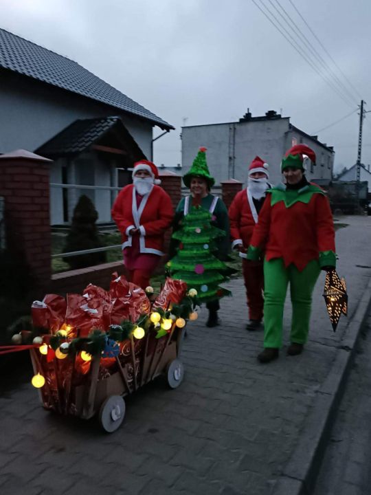 Mikołaje odwiedzili Przybiń