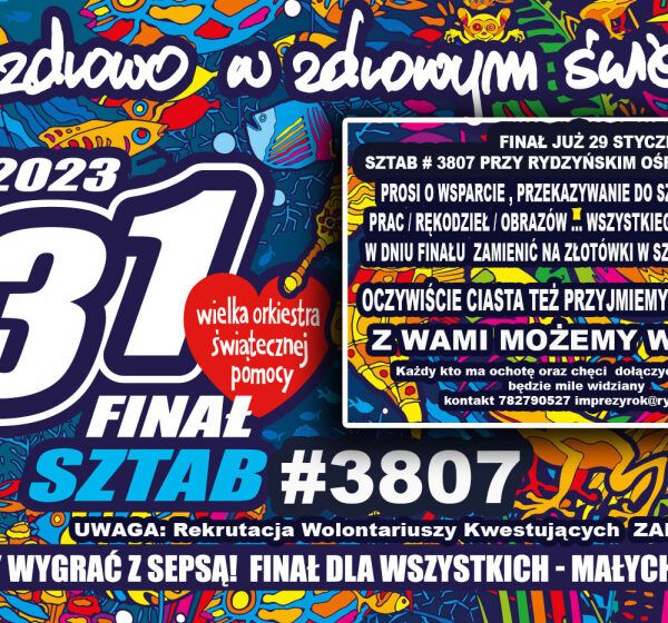  Sztab #3807 Przy Rydzyńskim Ośrodku Kultury gotowy do pracy