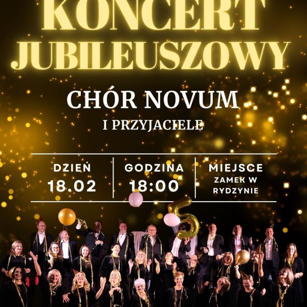 CHÓR NOVUM ZAPRASZA NA KONCERT JUBIELUSZOWY