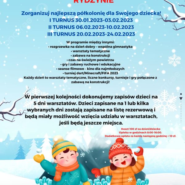 NAJLEPSZE FERIE W „ZATOCE PRZYGÓD”