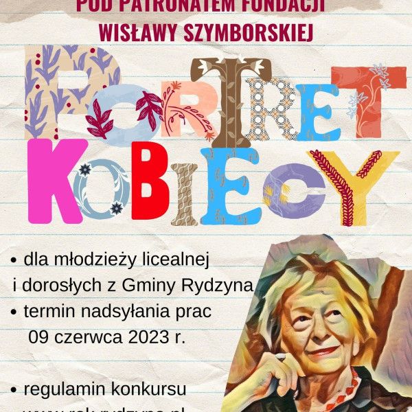 Konkurs plastyczny pn. „PORTRET KOBIECY