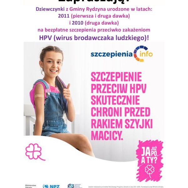 Ruszyła rejestracja na bezpłatne szczepienia przeciw HPV