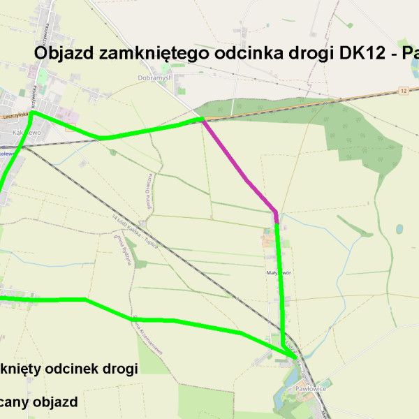 Od 13 czerwca br. droga do Pawłowic będzie zamknięta