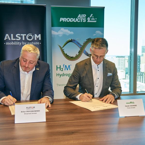 Alstom i Air Products podpisują umowę na opracowanie zeroemisyjnych rozwiązań w tr