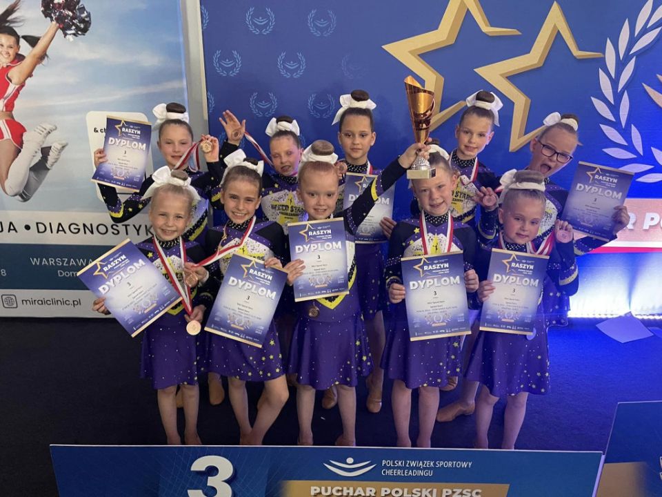 Cheerleaderki wzięły udział w Pucharze Polski