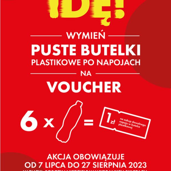 Biedronka otwiera wakacyjne punkty zbiórek plastikowych butelek!