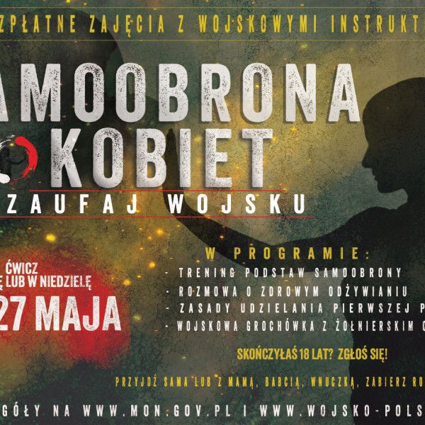 „Samoobrona kobiet – zaufaj wojsku” – ruszają zapisy na bezpłatne treningi