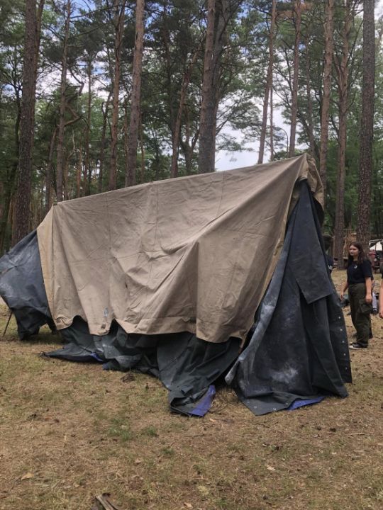 Harcerze z DH Dąbcze przenieśli się „w czasie” do słowiańskiej wioski