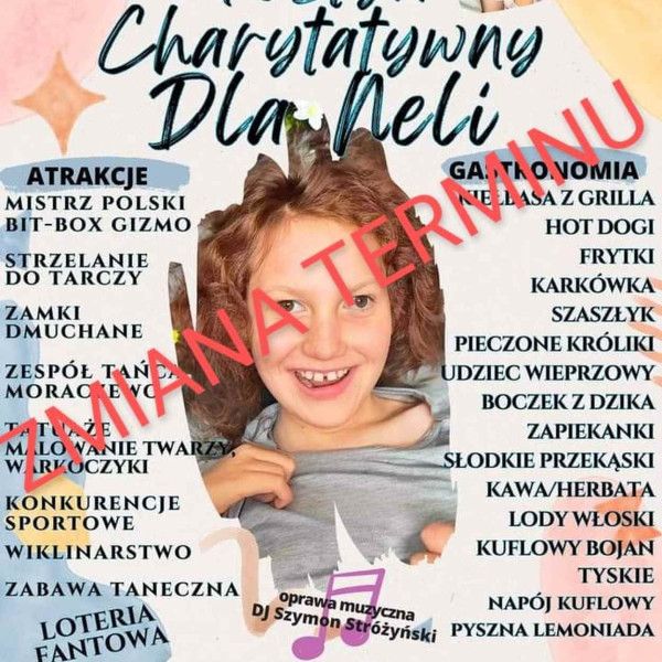 Festyn Charytatywny dla Neli został przeniesiony