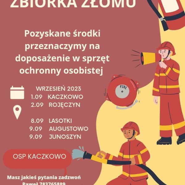 STRAŻACKA ZBIÓRKA ZŁOMU