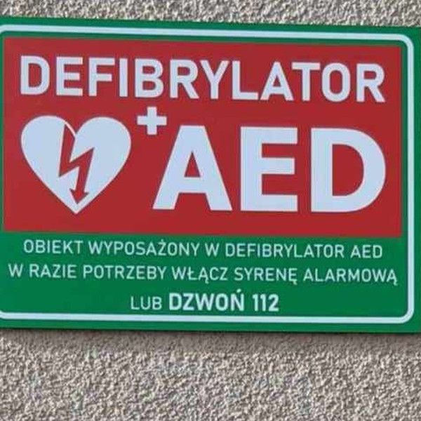 Kaczkowo ma defibrylator AED