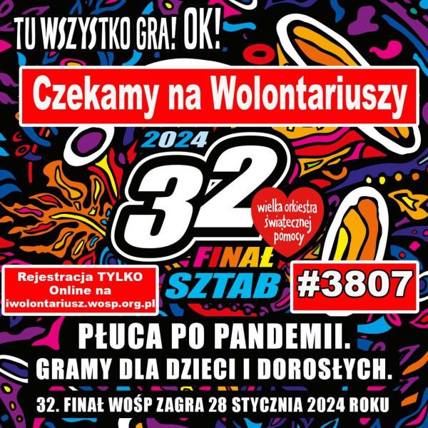 Zostań wolontariuszem 32 Finału WOŚP