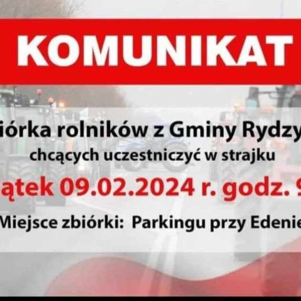 Strajk rolników ! Rolnicy blokują drogi – 9 lutego planowany jest strajk rolników
