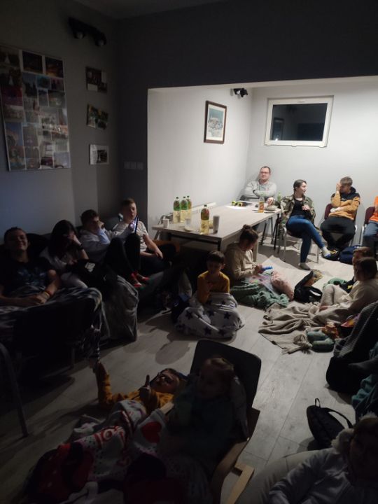 Wieczór Filmowo-Integracyjny Młodzieżowej Drużyny Pożarniczej w Rydzynie