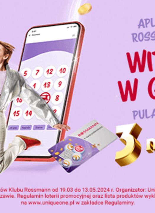 Wielka loteria w Rossmannie. Pula nagród – ponad 3 miliony zł
