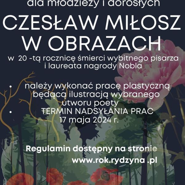 Konkurs plastyczny „Czesław Miłosz w obrazach”