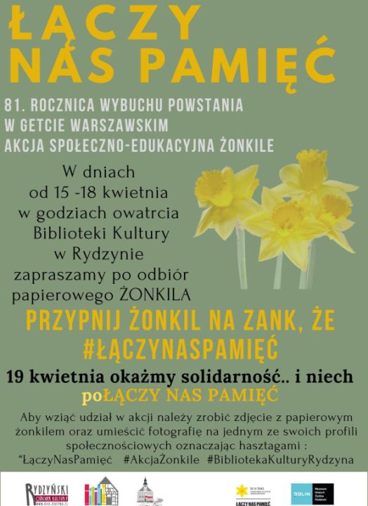 19 kwietnia pokażmy solidarność i niech pamięć nas wszystkich połączy