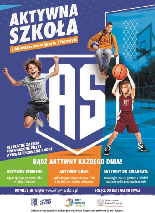 Sportowa rewolucja – dla każdego, bezpłatnie i lokalnie. Program Aktywna Szkoła wc