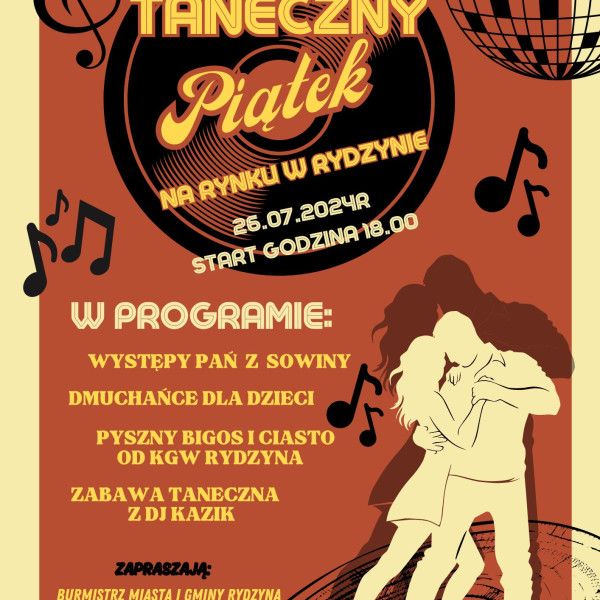 Taneczny Piątek w Rydzynie Już Dziś!