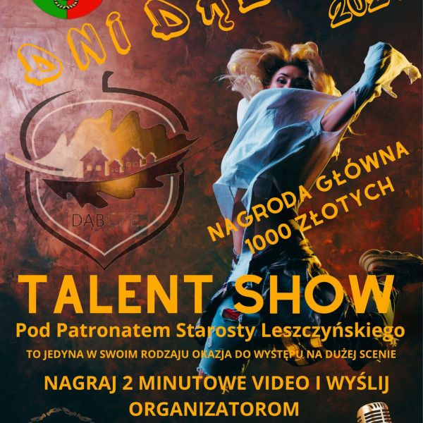 Przedłużony termin zgłoszeń do castingu Talent Show na Dni Dąbcza 2024!