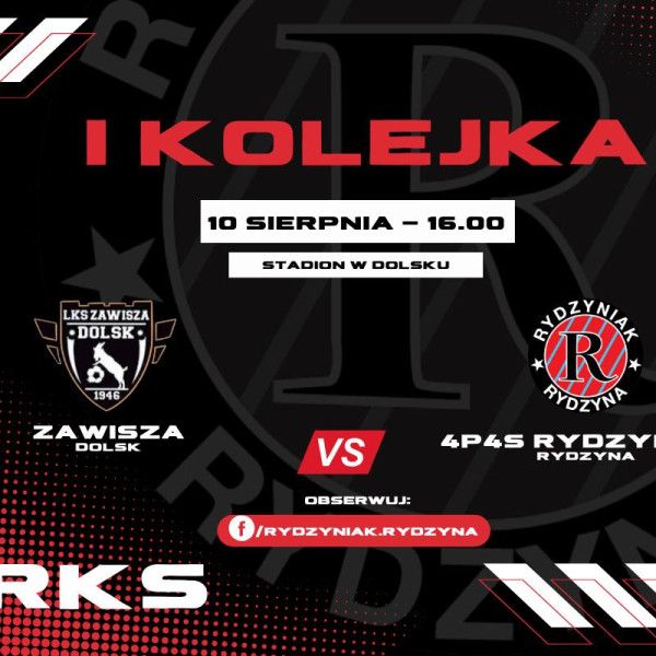 Start ligi: 4P4S Rydzyniak Rydzyna rozpoczyna sezon meczem na wyjeździe