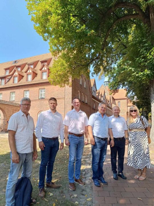 Wizyta Burmistrza Rydzyny i Przewodniczącego Rady w Kloster Lehnin