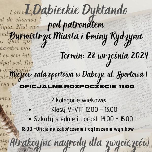 Ostatnie Dni Zapisów! Czekają atrakcyjne nagrody.