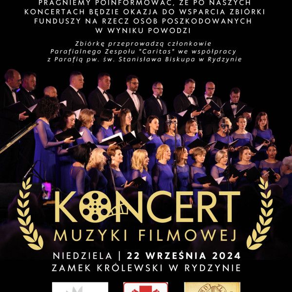 Koncert Muzyki Filmowej w Rydzynie – Pomoc dla Poszkodowanych w Powodzi