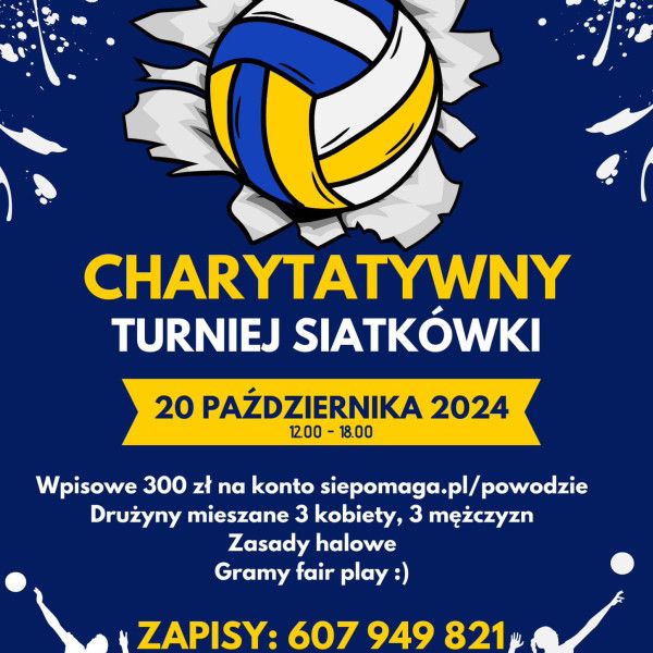 Charytatywny Turniej Siatkówki w Rydzynie – Zagraj i Pomóż Potrzebującym