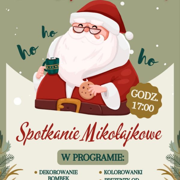 Zaproszenie na Spotkanie Mikołajkowe w Przybinie