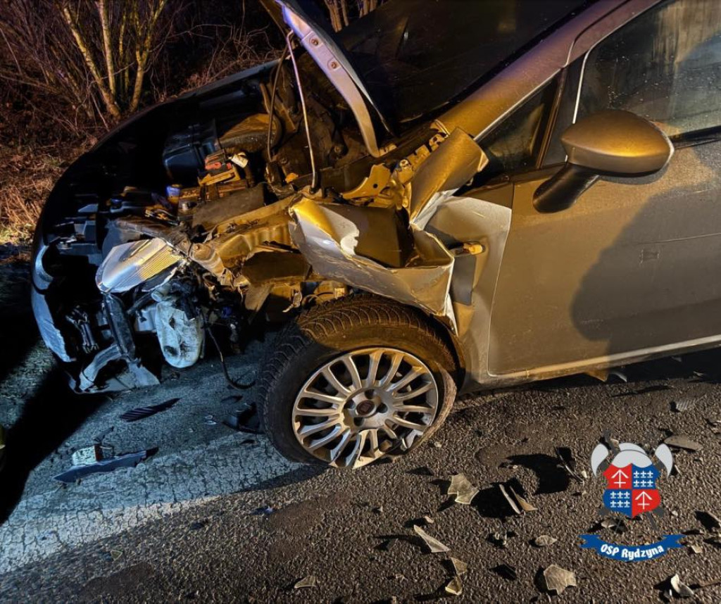 Kolizja trzech samochodów w Kłodzie – efekt domina