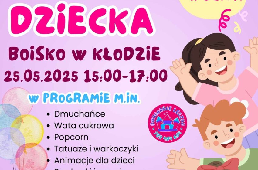 Kolorowy Dzień Dziecka w Kłodzie już 25 maja!